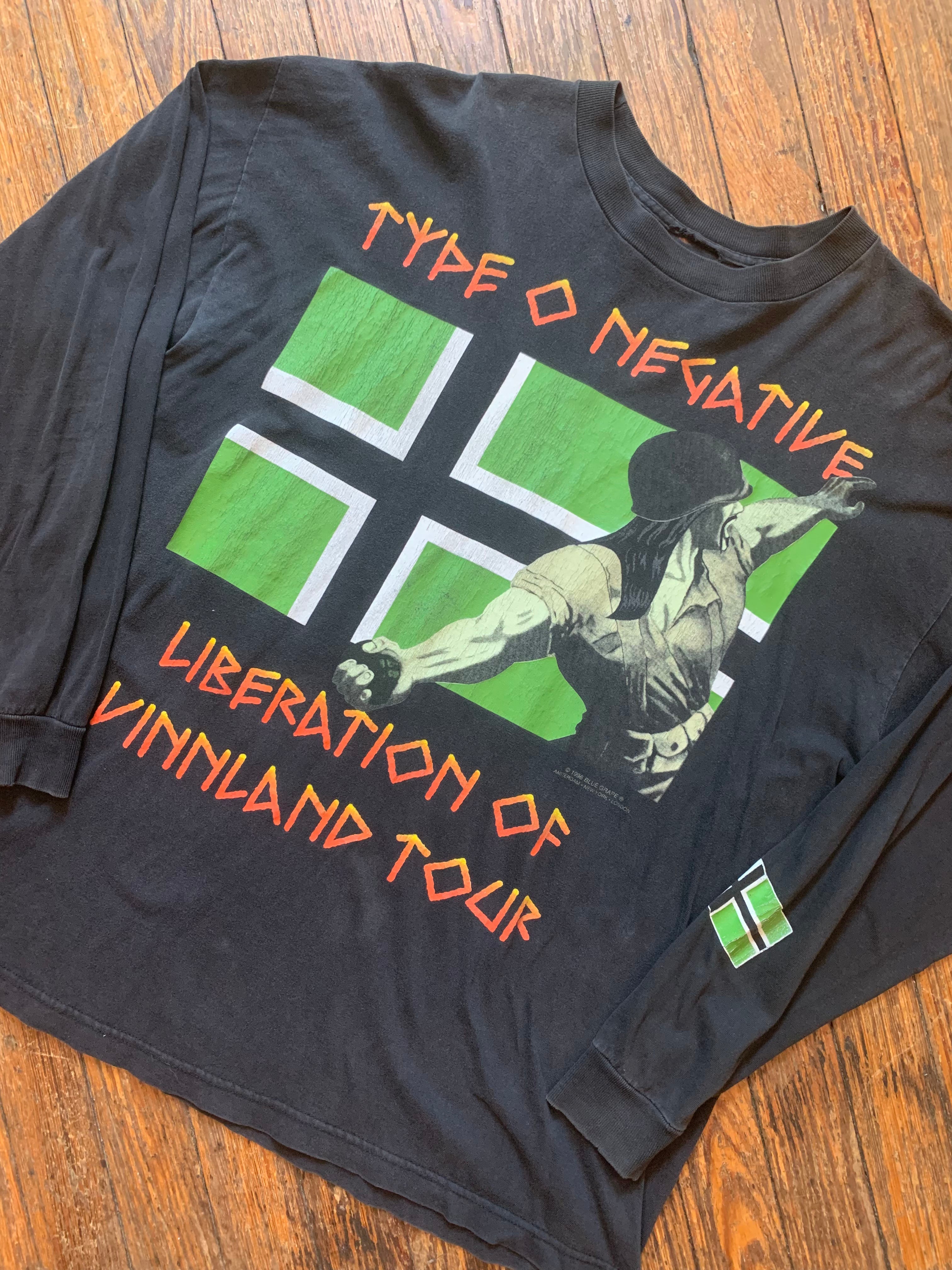 Vintage 1997 Type O Negative European Fall/Winter Tour Long Sleeve T-S