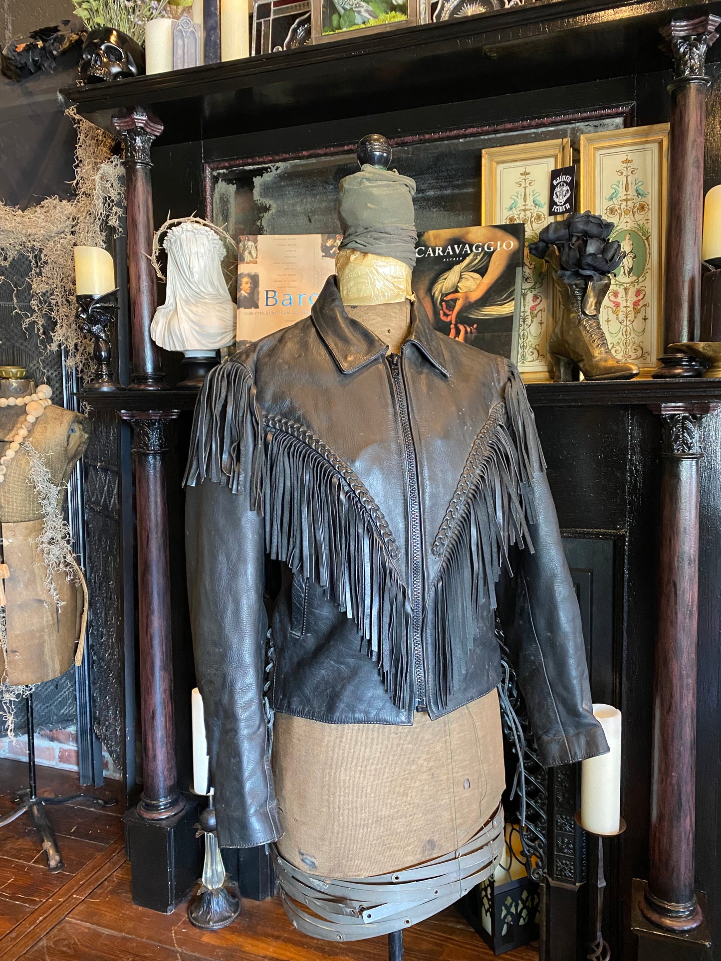 First Genuine Leather Fringe Jacket