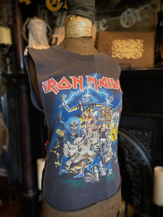 Vintage Iron Maiden “Best of the Beast” Cut-Off Tank Tee