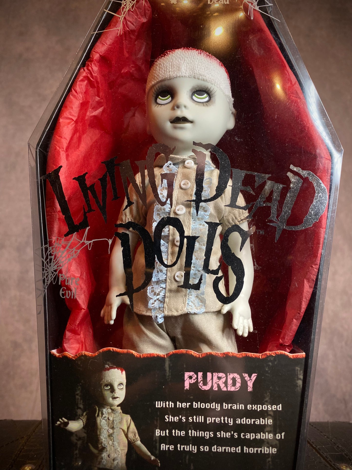 Living Dead Dolls™️ “Purdy” Collectable Doll #93011