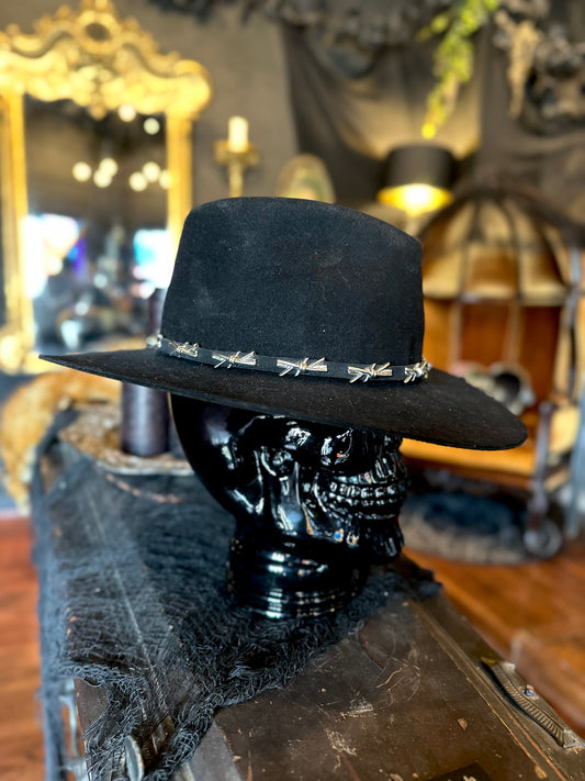 Mad Hatters of Texas (MHT) Black Barbed Wire Cowboy Hat