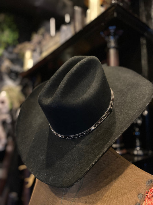 Justin Black Wool Cowboy Hat