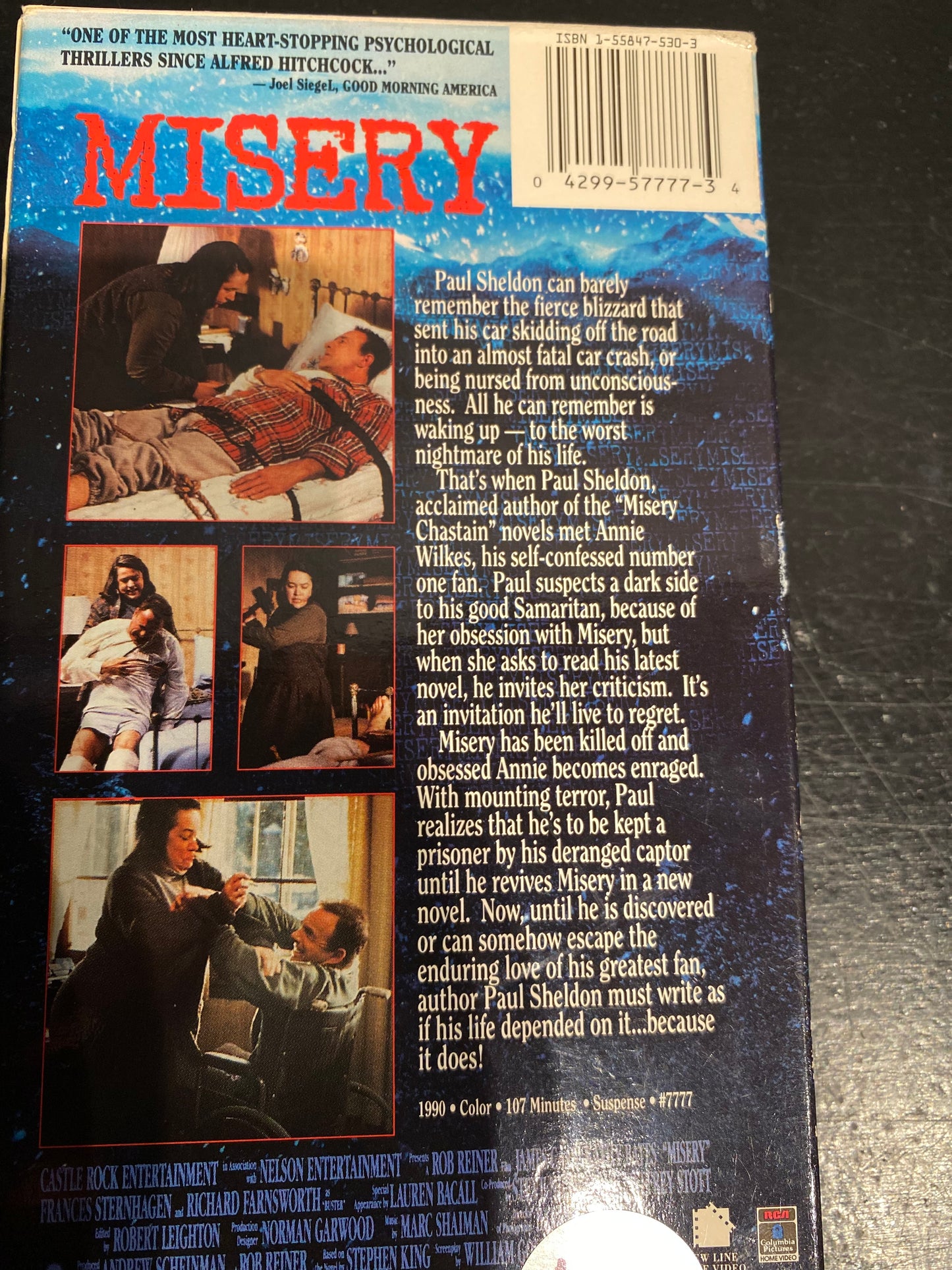 Misery VHS