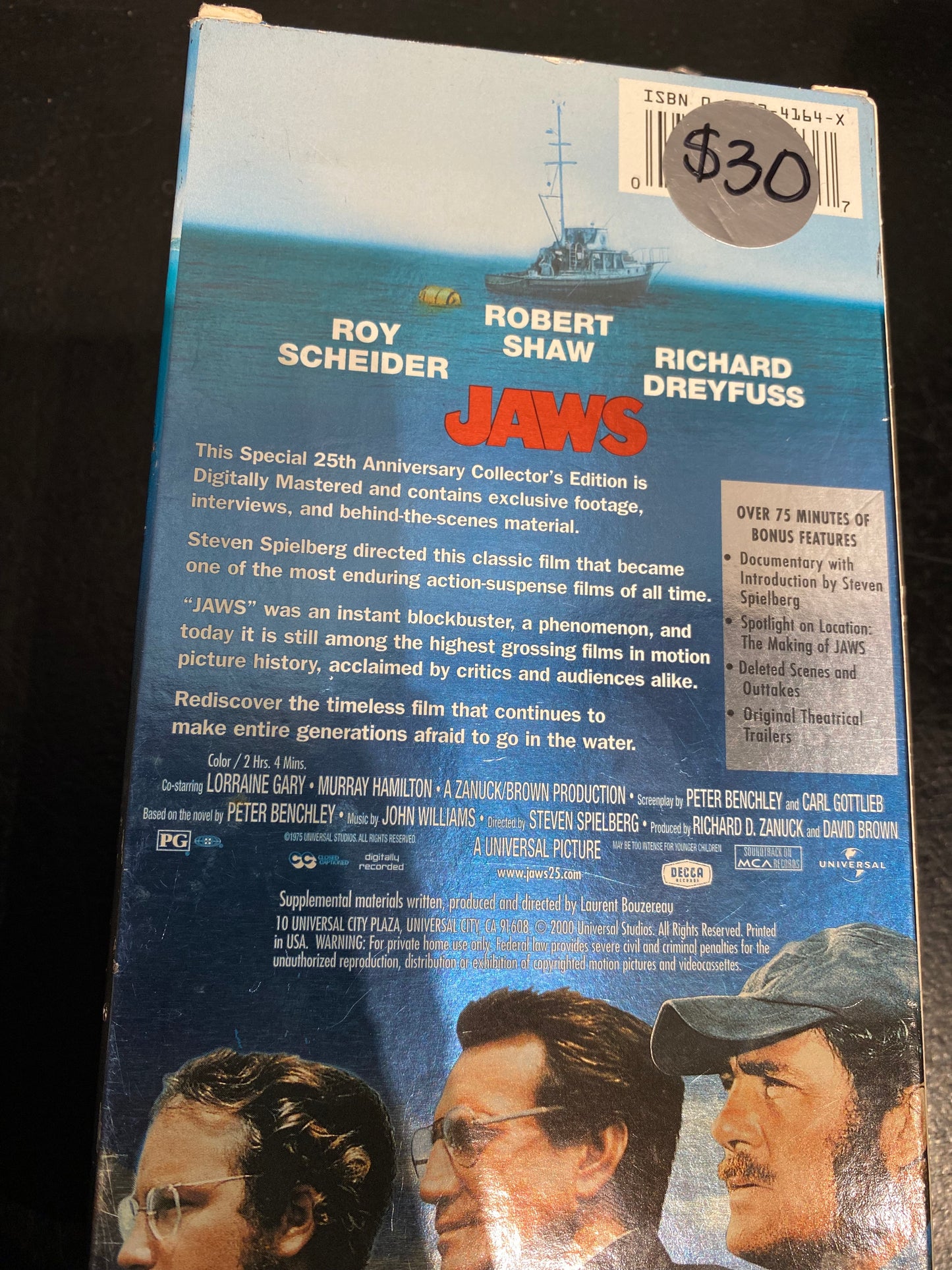 Jaws VHS 2-Tape Box Set