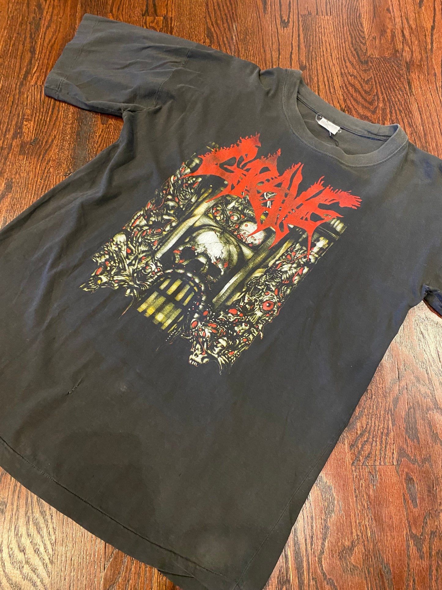 Vintage 1992 Grave Into The Grave European Tour T-Shirt