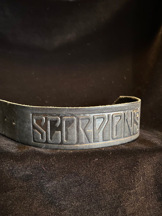Leather Scorpions Cuff Bracelet