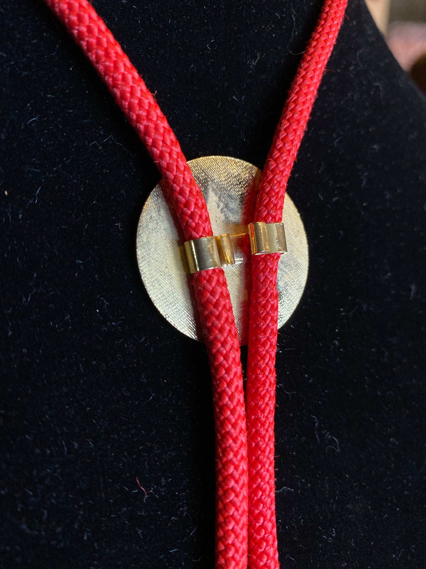 Boy Scouts of America Crest Red Bolo Tie