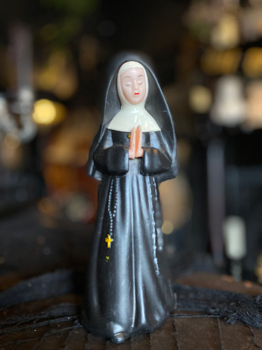 Vintage 1960’s Plasic Nun Statue