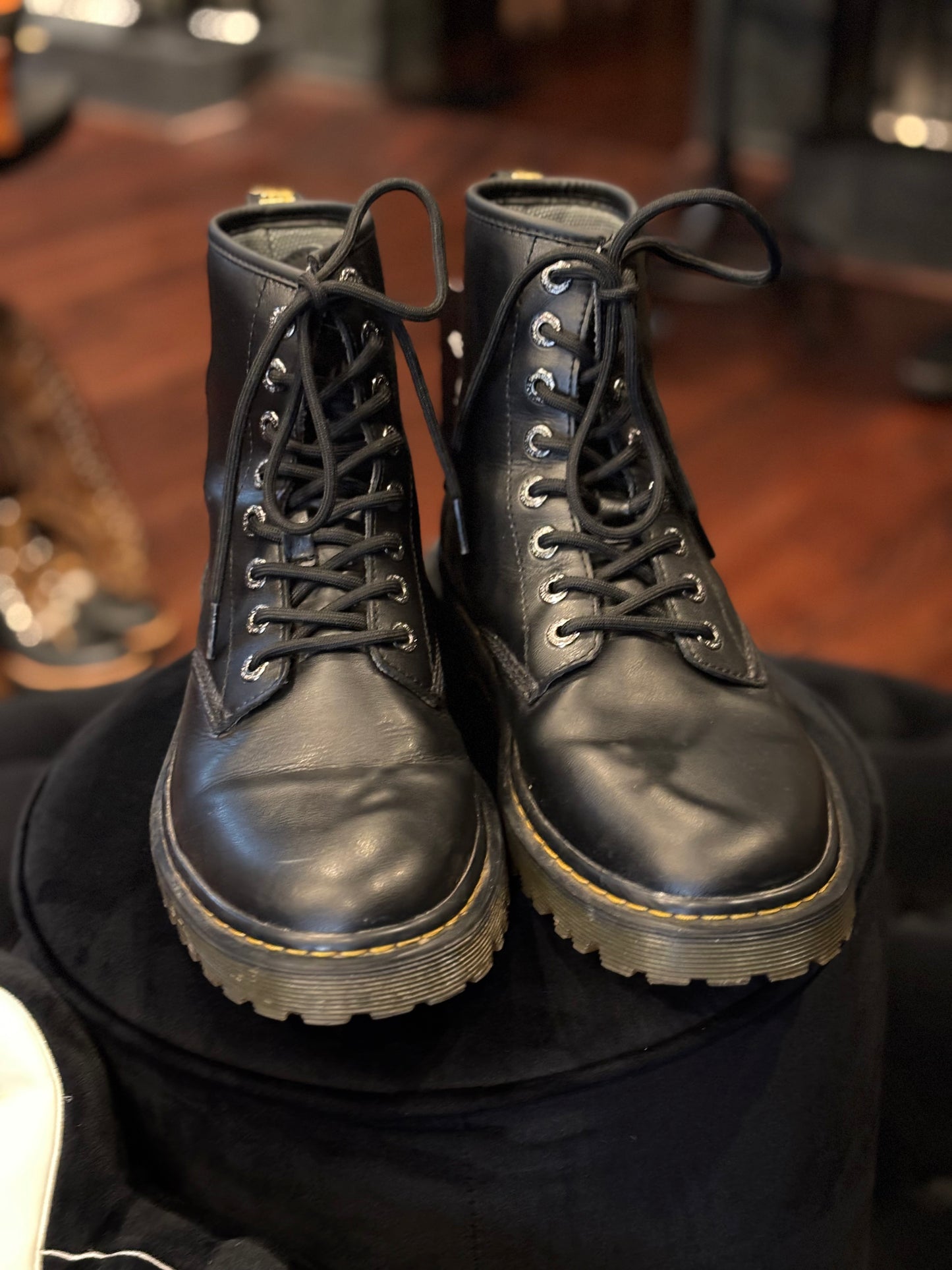 Dr. Martens Black Awley Boots 9 Men’s