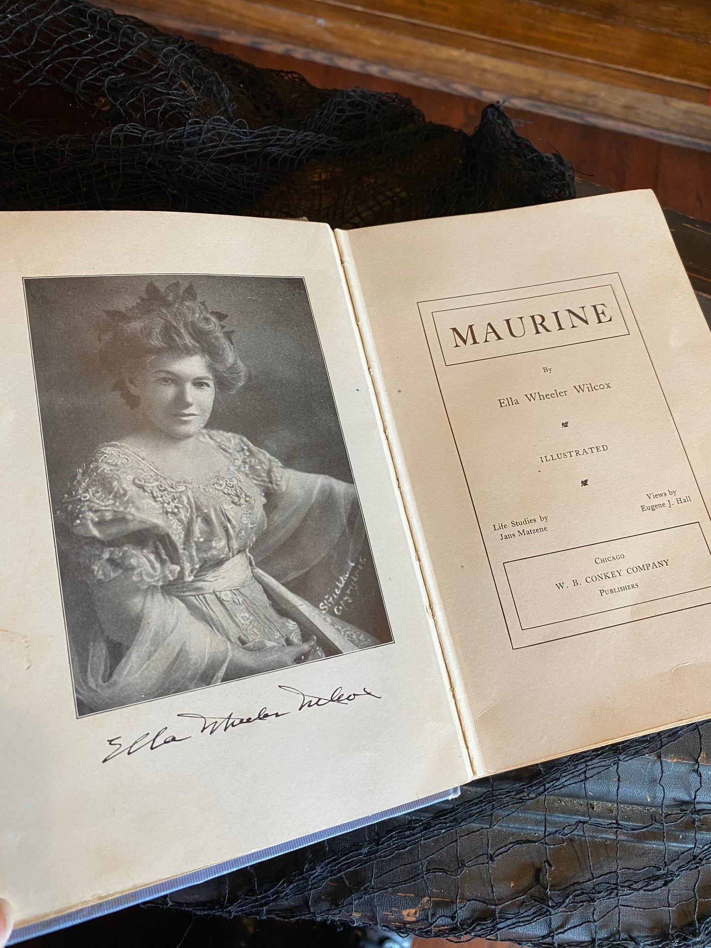 “Maurine” by Ella Wheeler Wilcox Antique Copy Published 1901