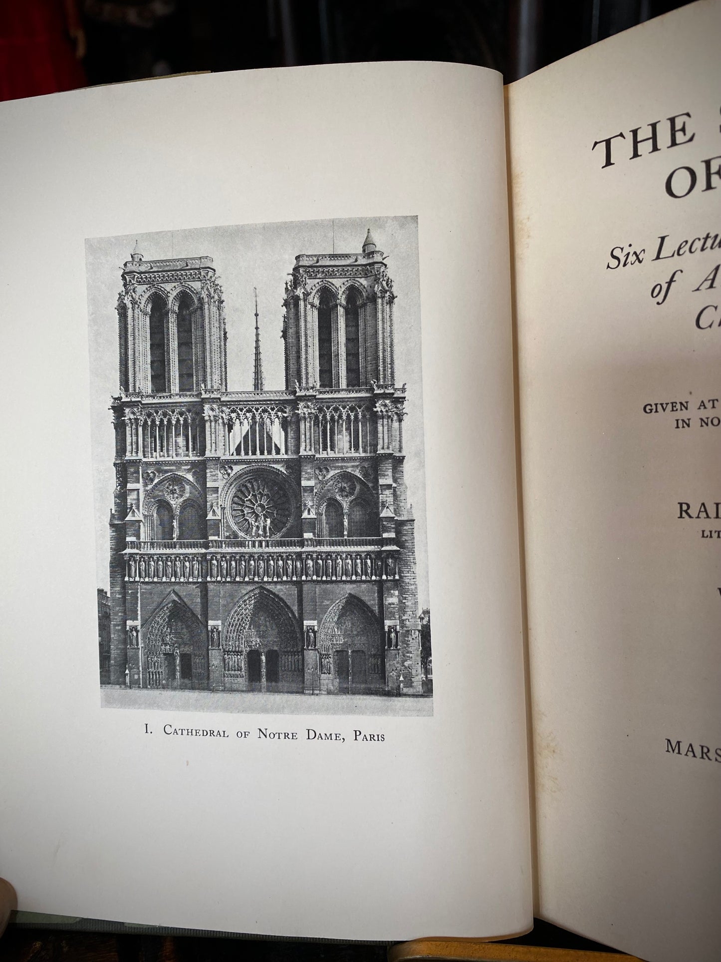 “The Substance of Gothic: Six Lectures on the Development of Architecture from Charlemagne to Henry VIII ” By Ralph Adams Cram