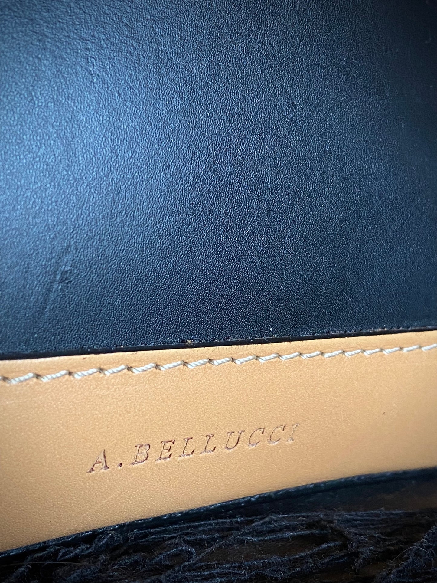 Asia Bellucci Genuine Leather Weekender Bag