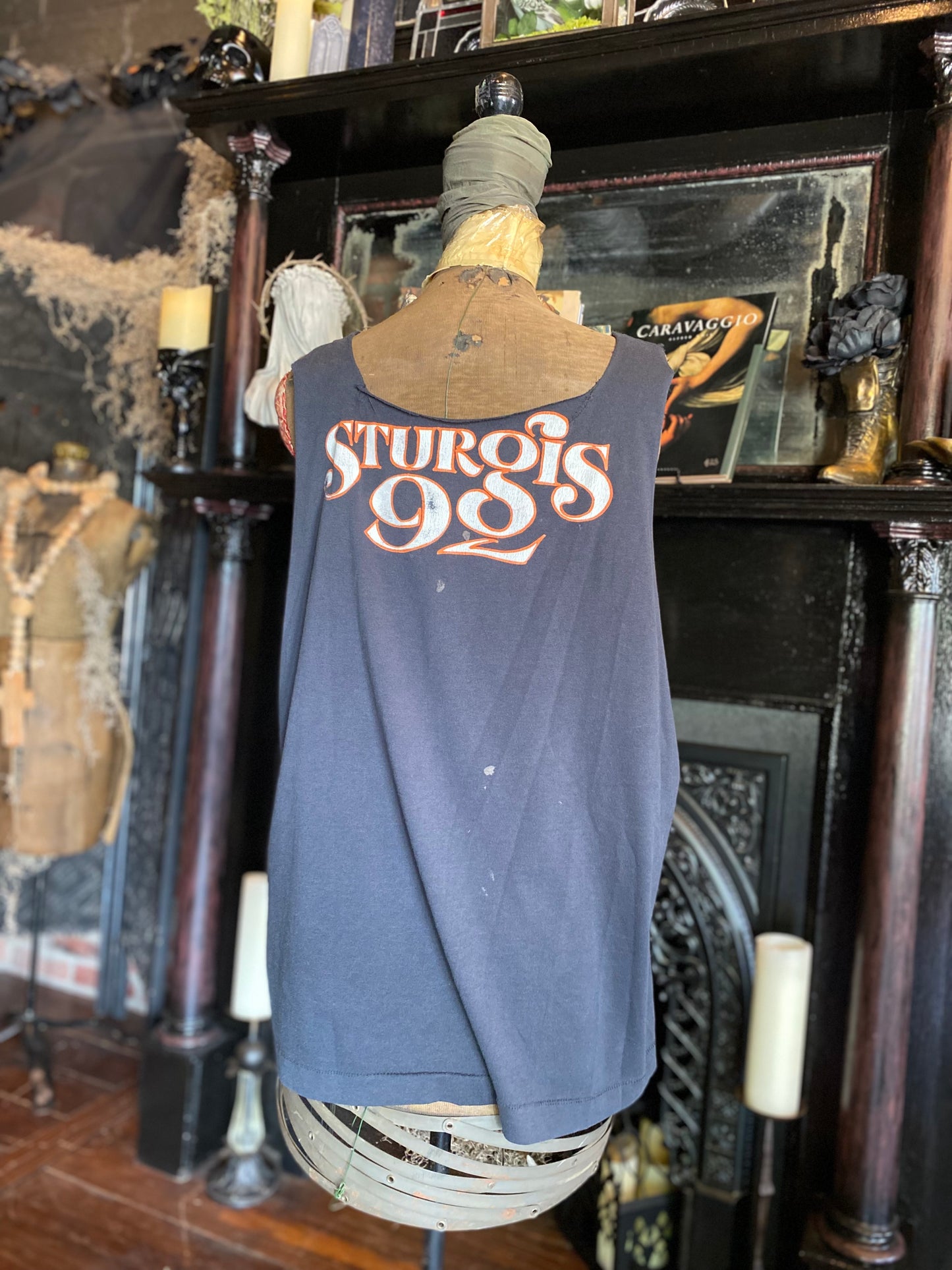 Vintage Willie Nelson “Born for Trouble/Sturgis ‘92” Sleeveless T-Shirt