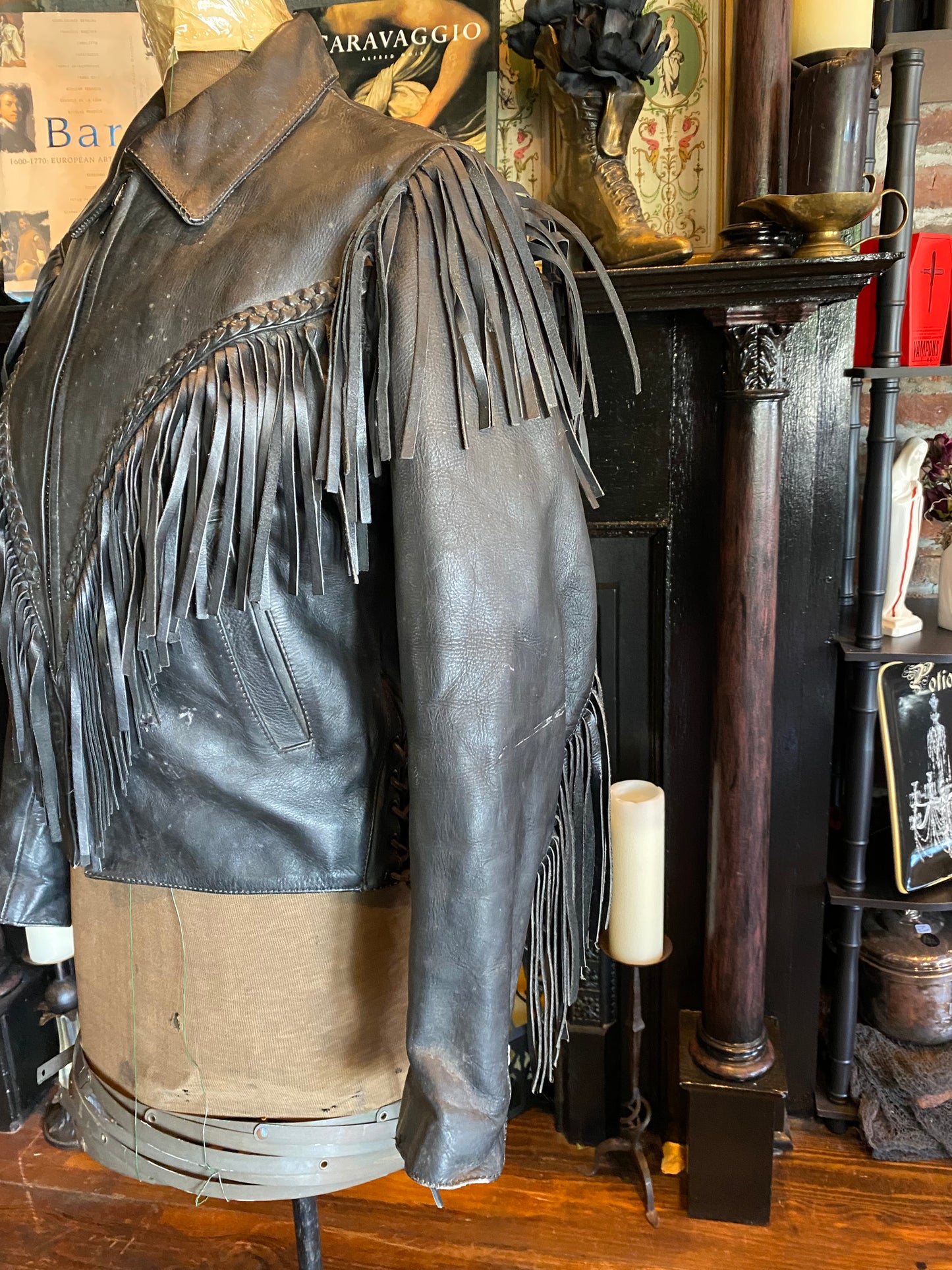 First Genuine Leather Fringe Jacket