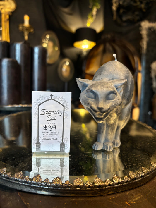 Graveyard Wanders Scaredy Cat Candle