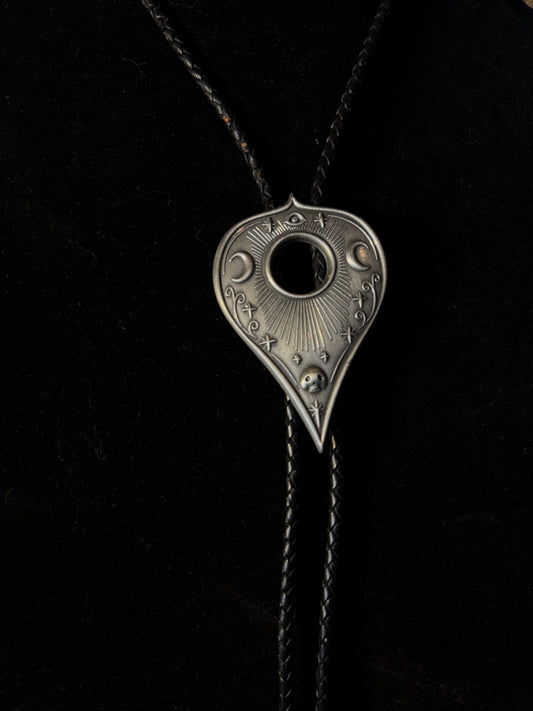 Bat In Your Belfry Planchette Bolo Tie