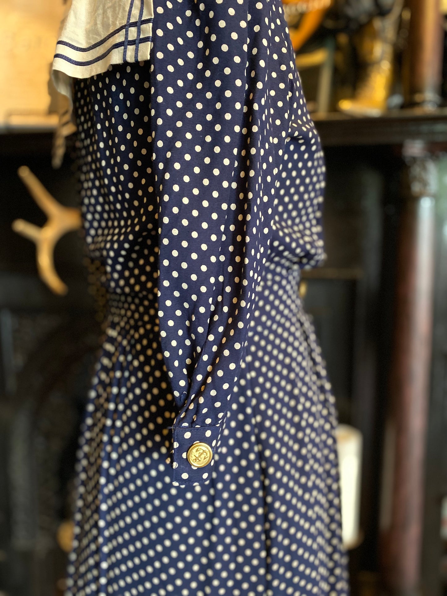 Vintage Polka Dot Sailor dress