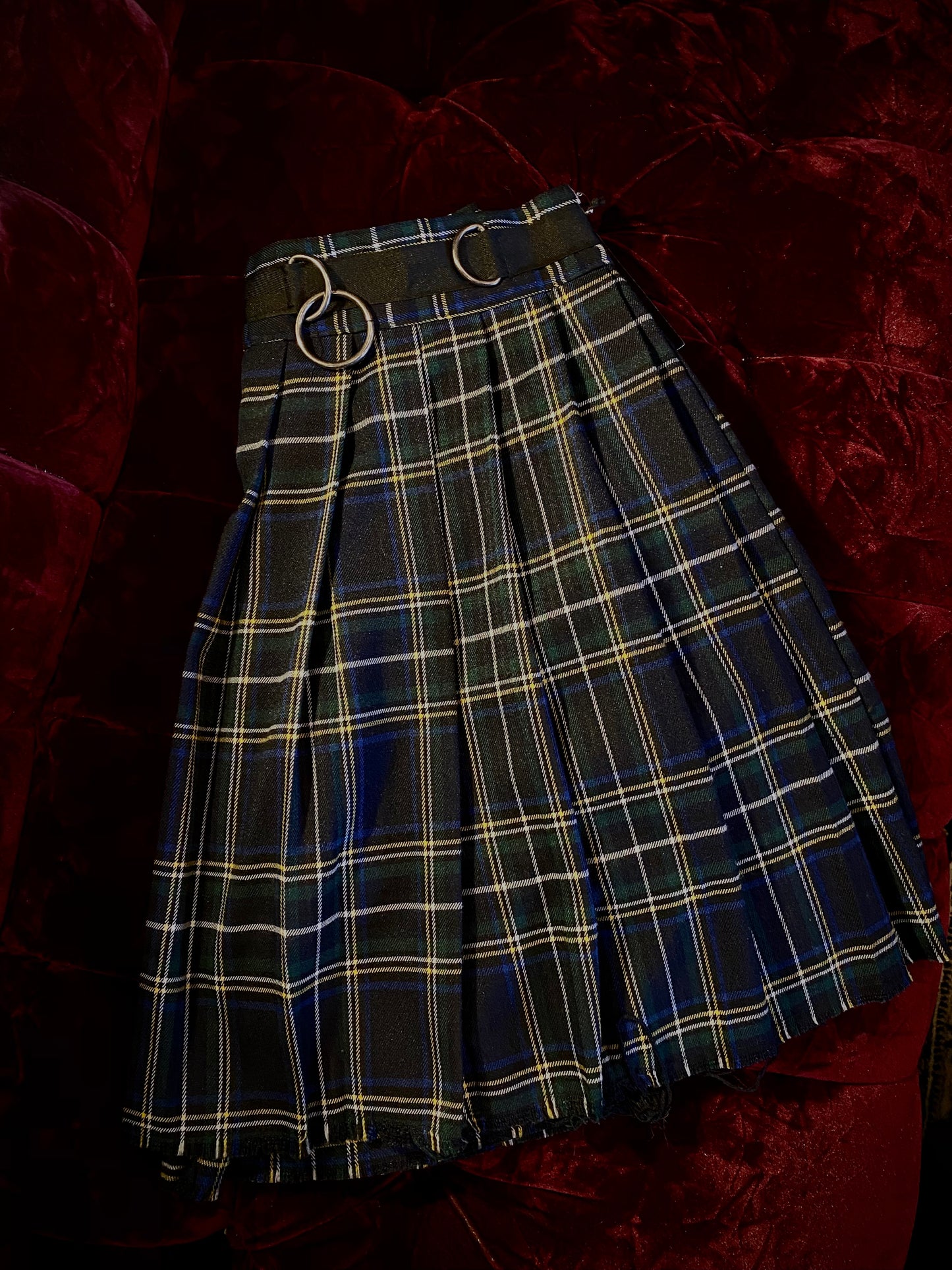 Current Mood Plaid Skirt