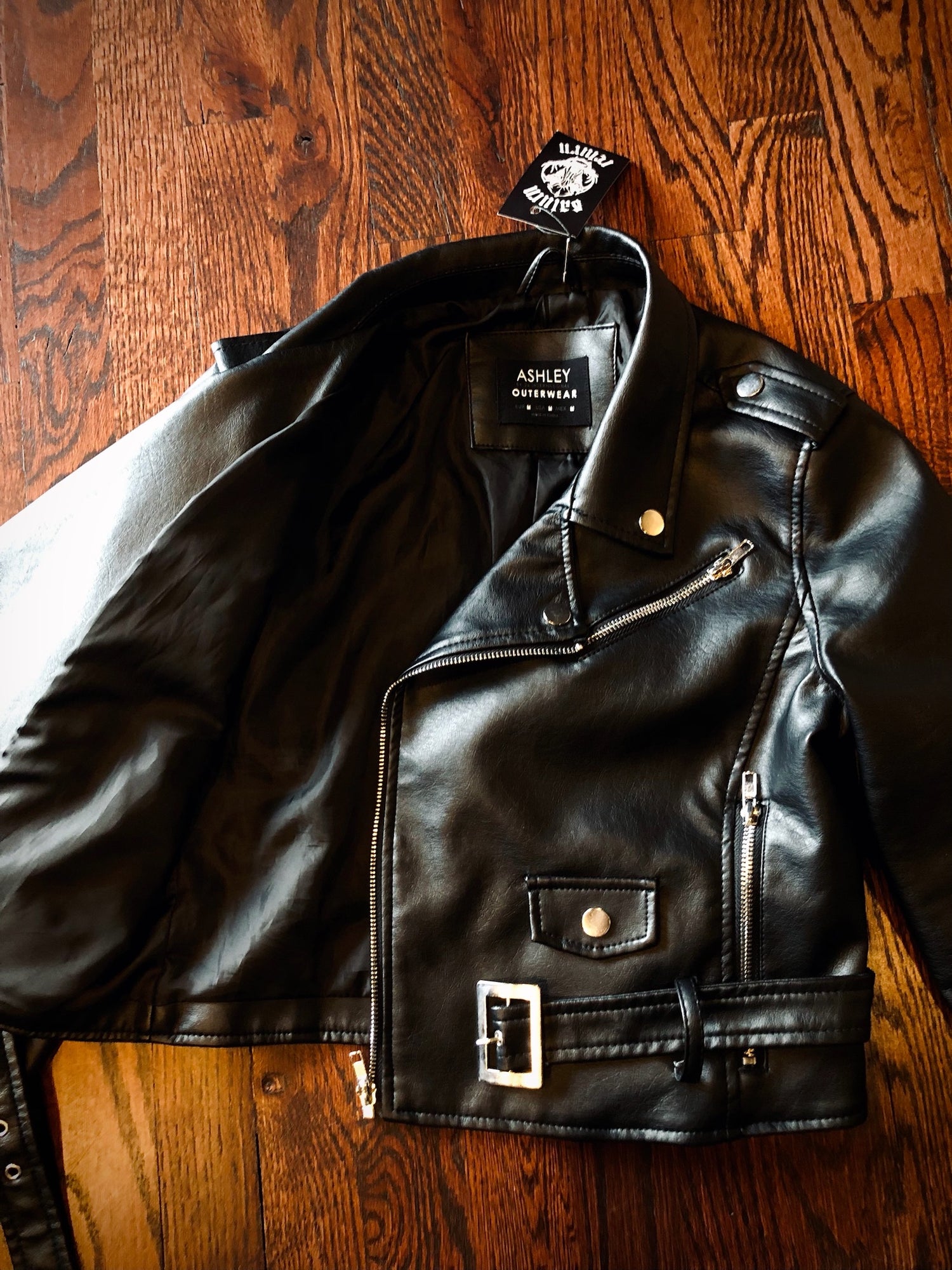 Ashley outerwear clearance leather jacket