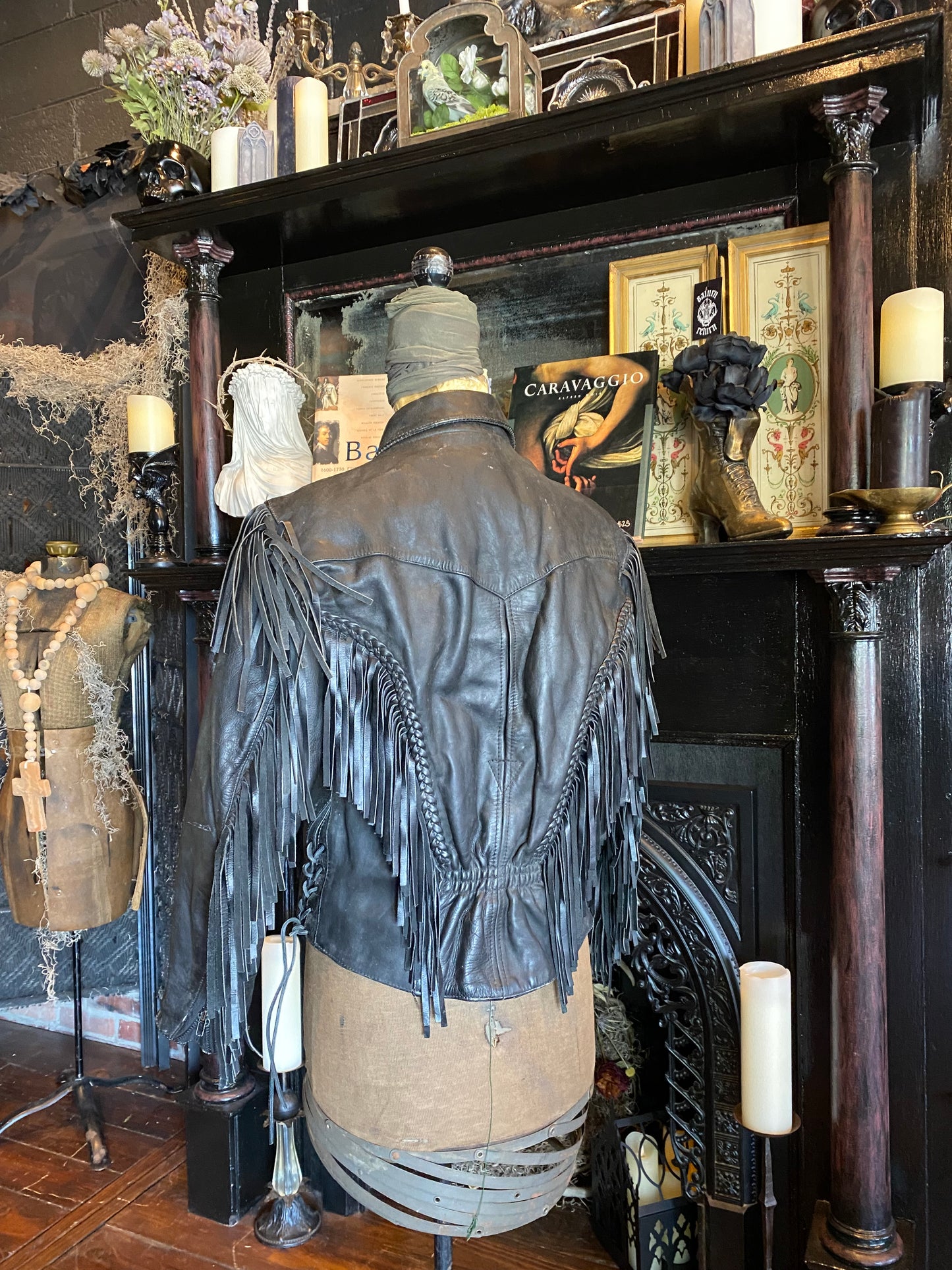 First Genuine Leather Fringe Jacket