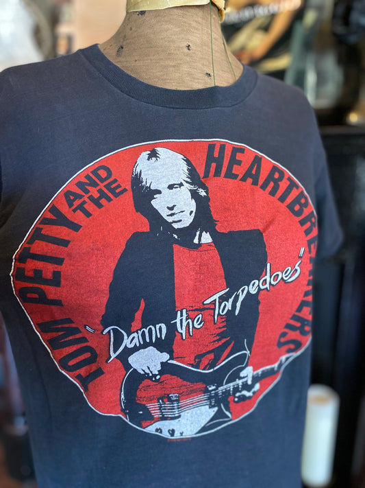 Vintage Tom Petty And The Heartbreakers “Damn the Torpedos Tour ‘70-‘80” T-shirt