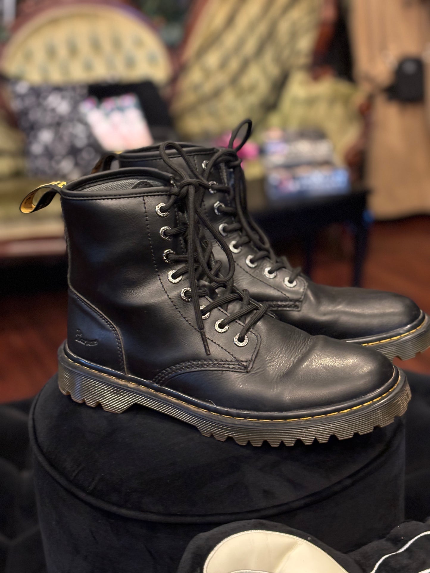 Dr. Martens Black Awley Boots 9 Men’s