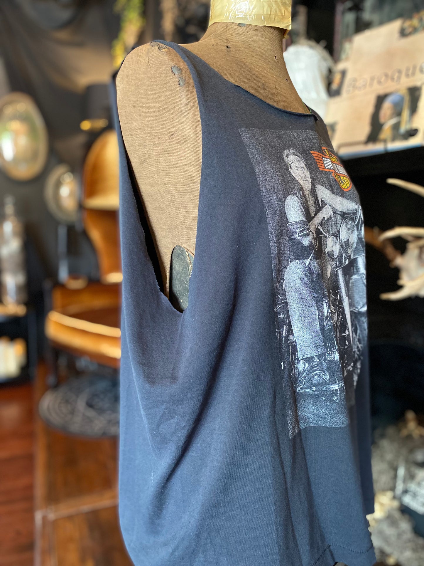 Vintage Willie Nelson “Born for Trouble/Sturgis ‘92” Sleeveless T-Shirt