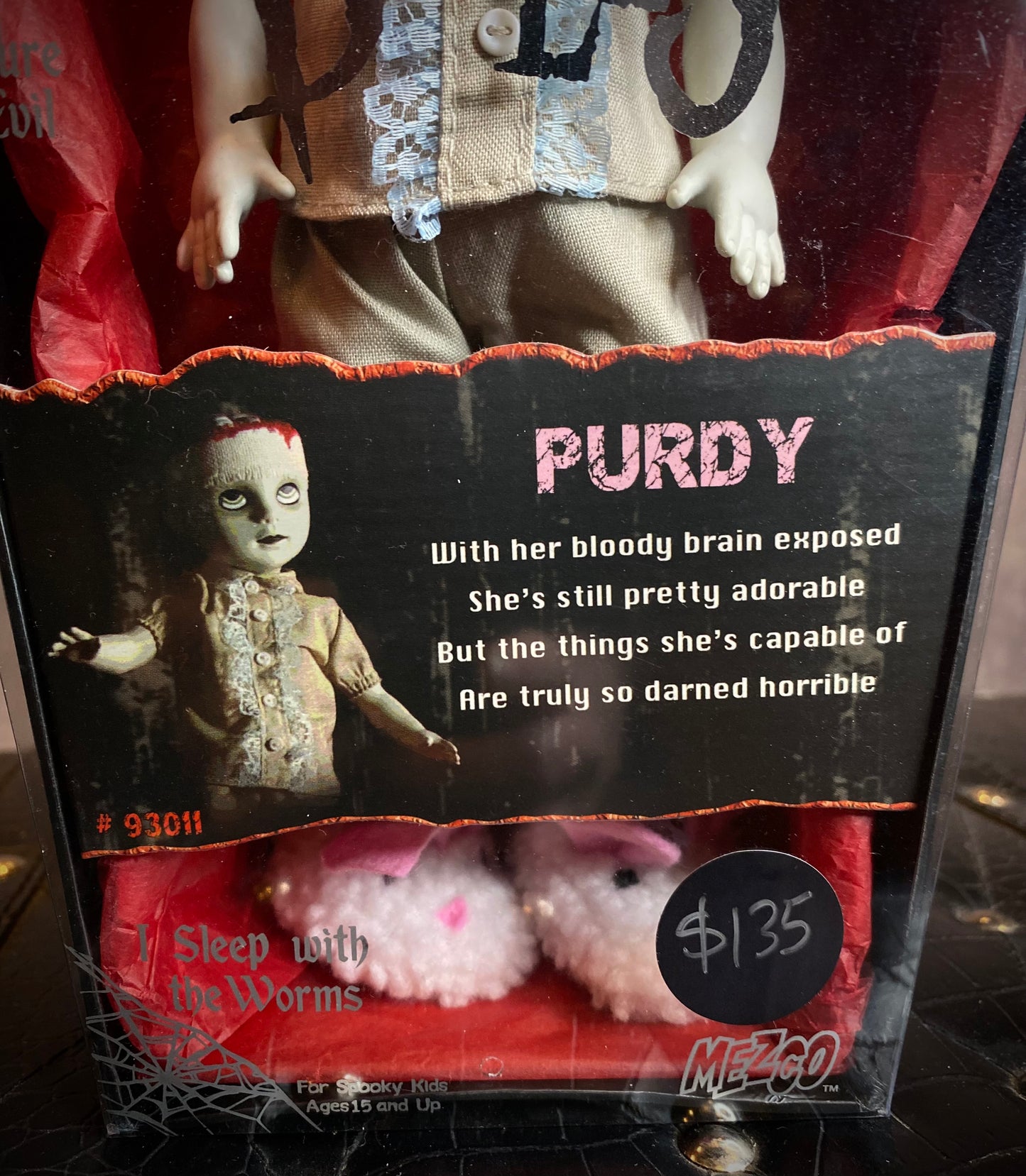 Living Dead Dolls™️ “Purdy” Collectable Doll #93011