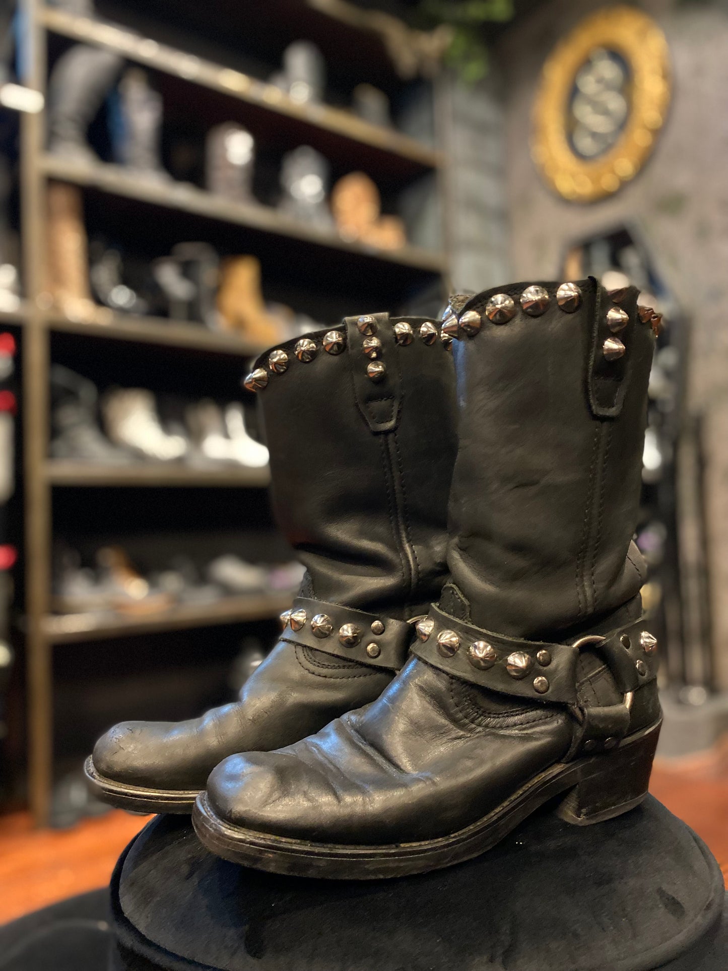 Durango Studded Motorcycle Boots