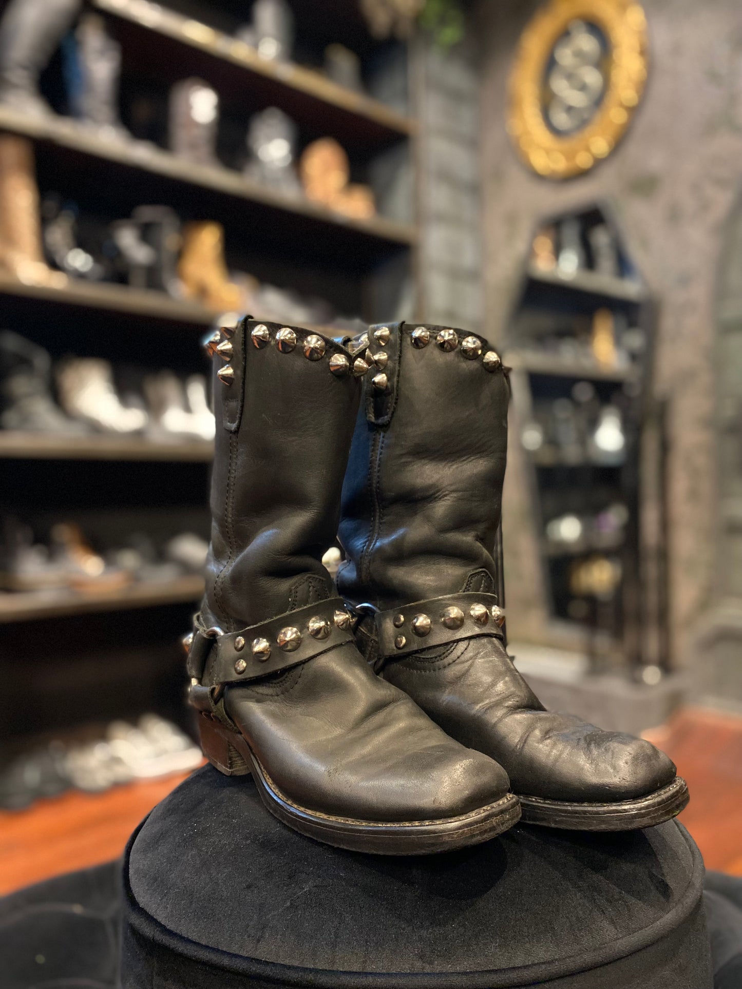 Durango Studded Motorcycle Boots