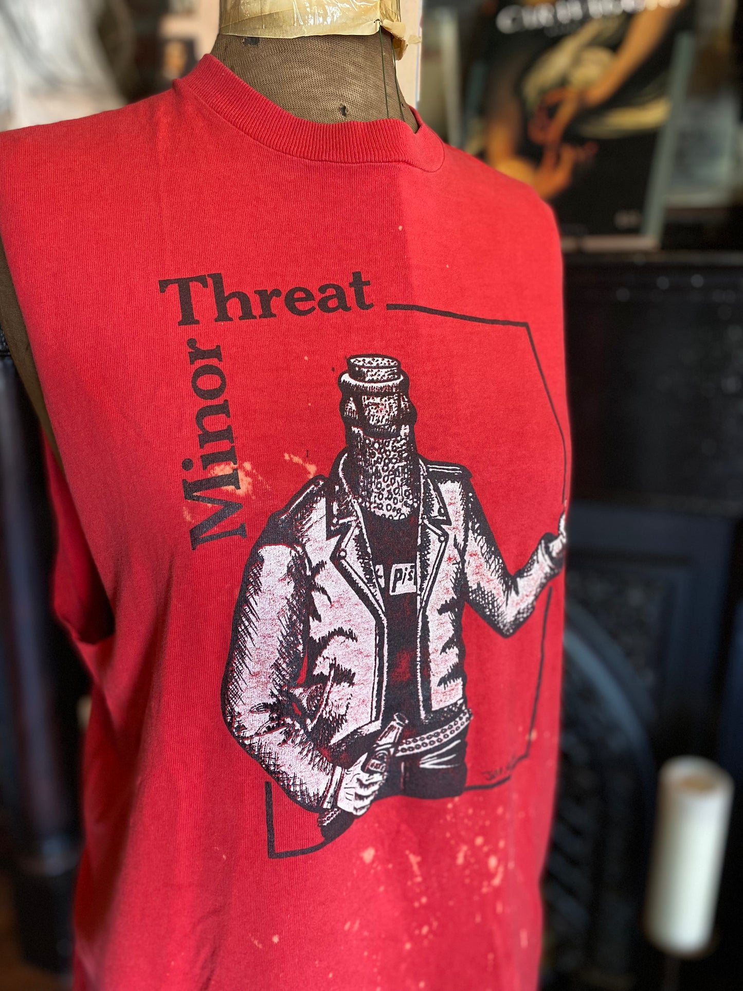 Vintage Minor Threat Bottled Violence Sleeveless T-Shirt