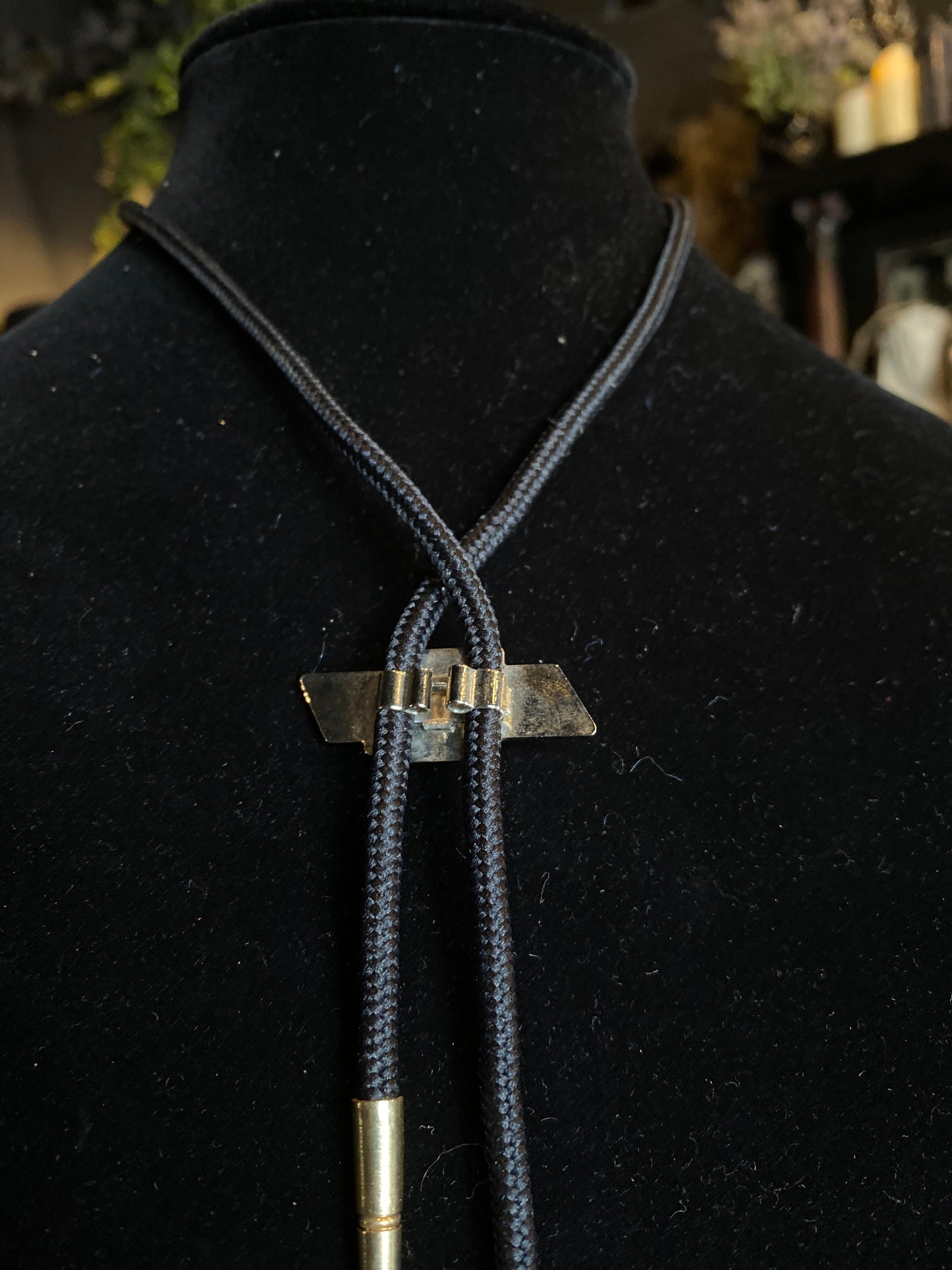 Gold Ford Logo Bolo Tie