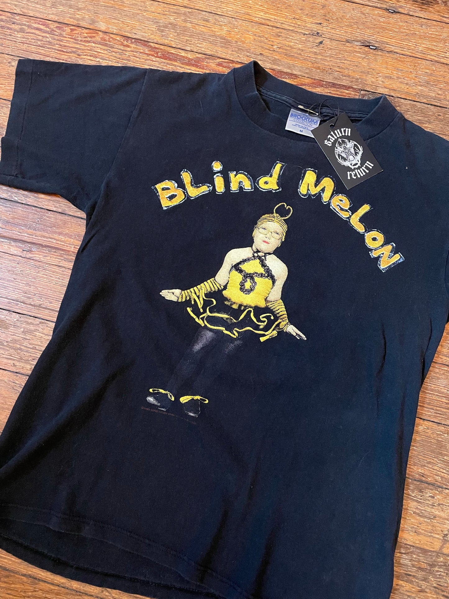 Vintage Blind Melon 92-93 Crammed in A Van Tour T-Shirt