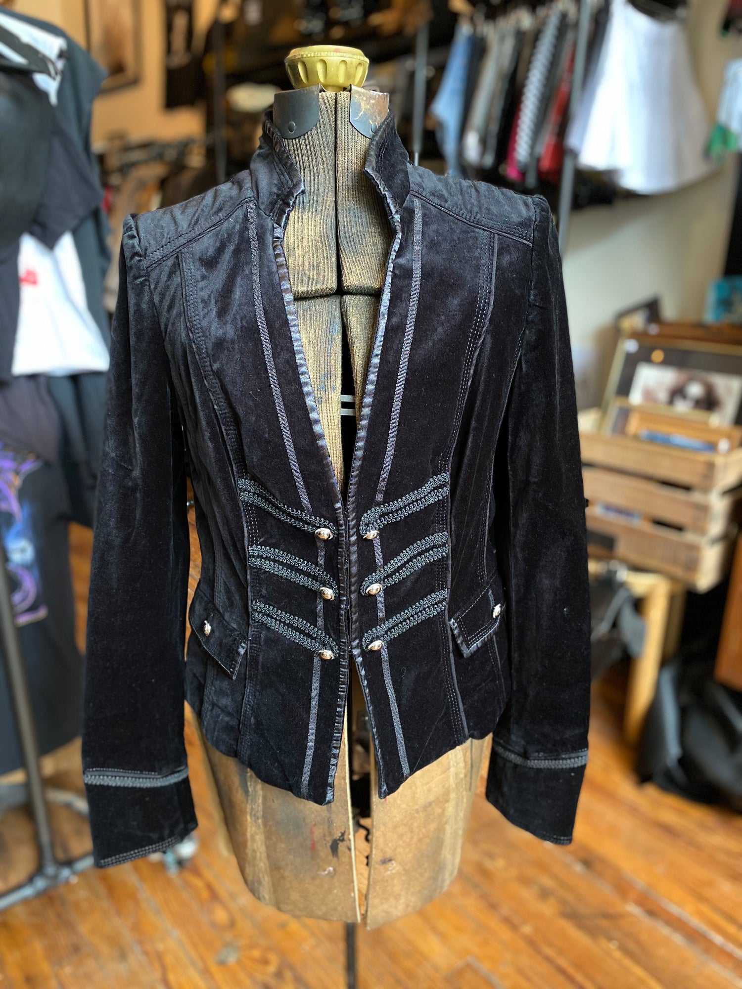 Welcome to the Black Parade Velvet Marching Band Jacket