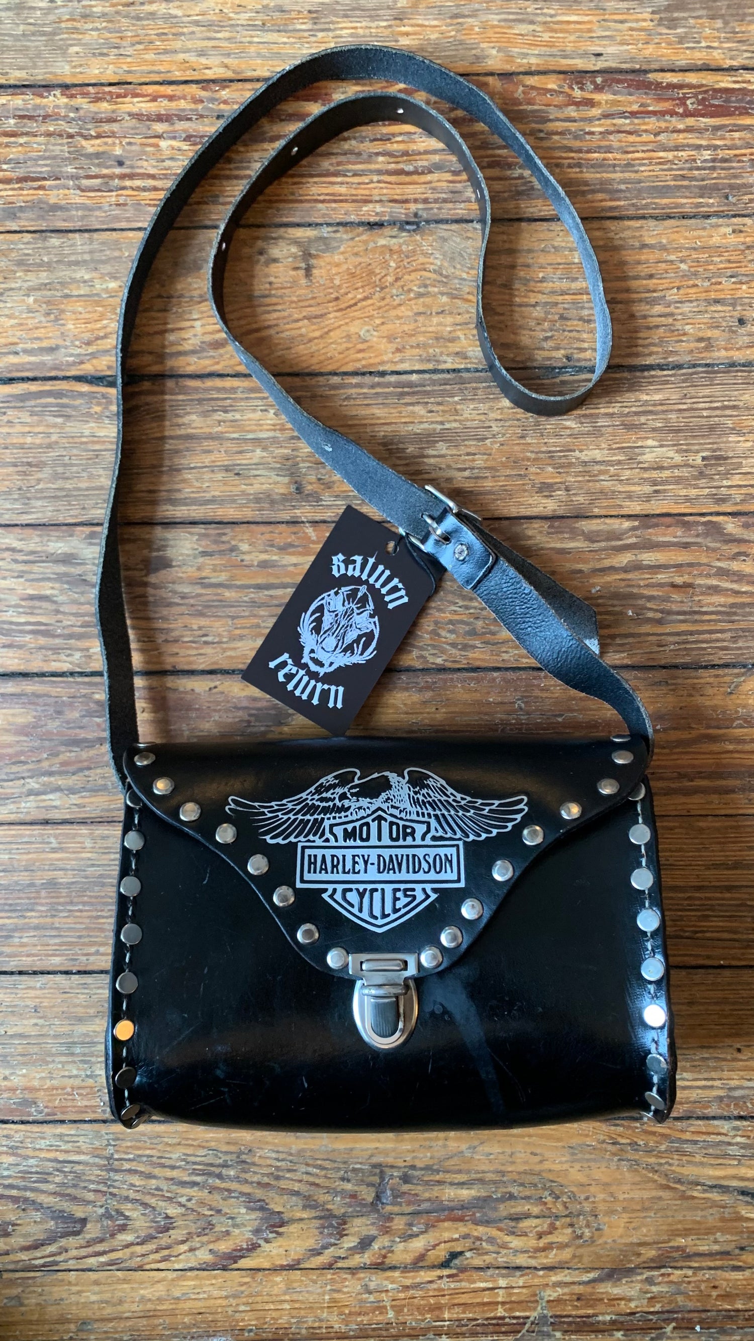 Leather handbag HARLEY DAVIDSON Black in Leather - 33512631