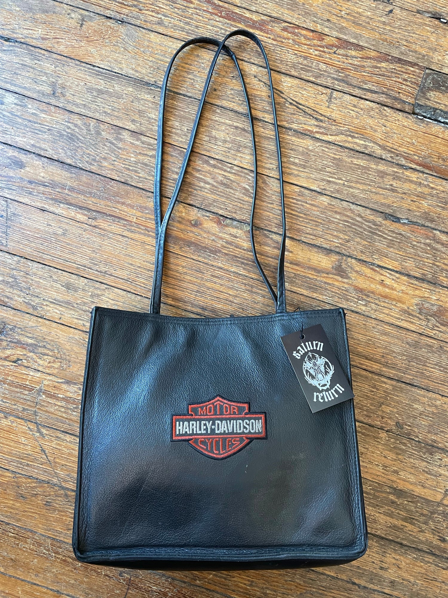 Large Vintage Harley-Davidson Tote Bag