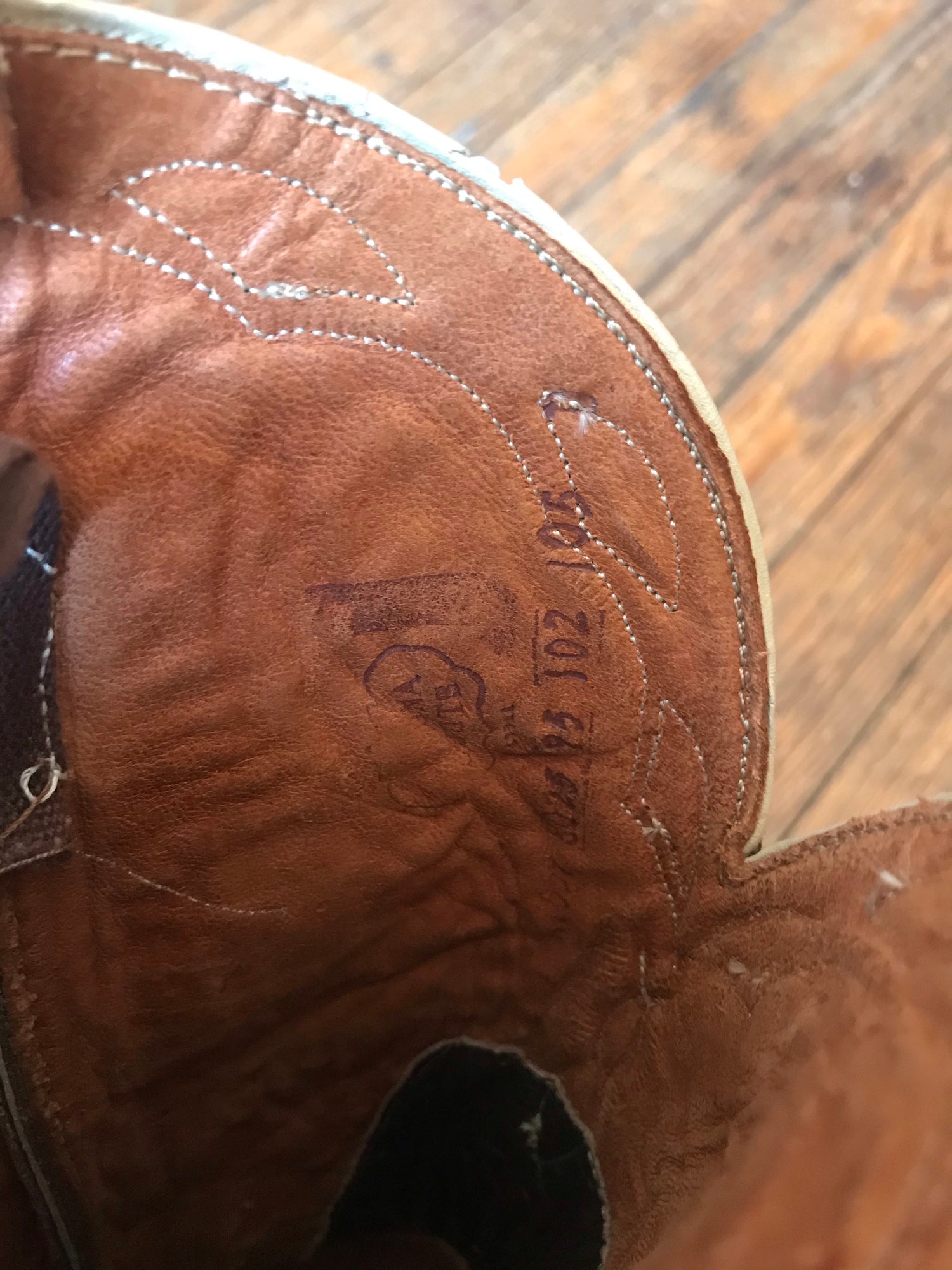 Vintage 1930’s Reproduction Leather Nocona Cowboy Boots
