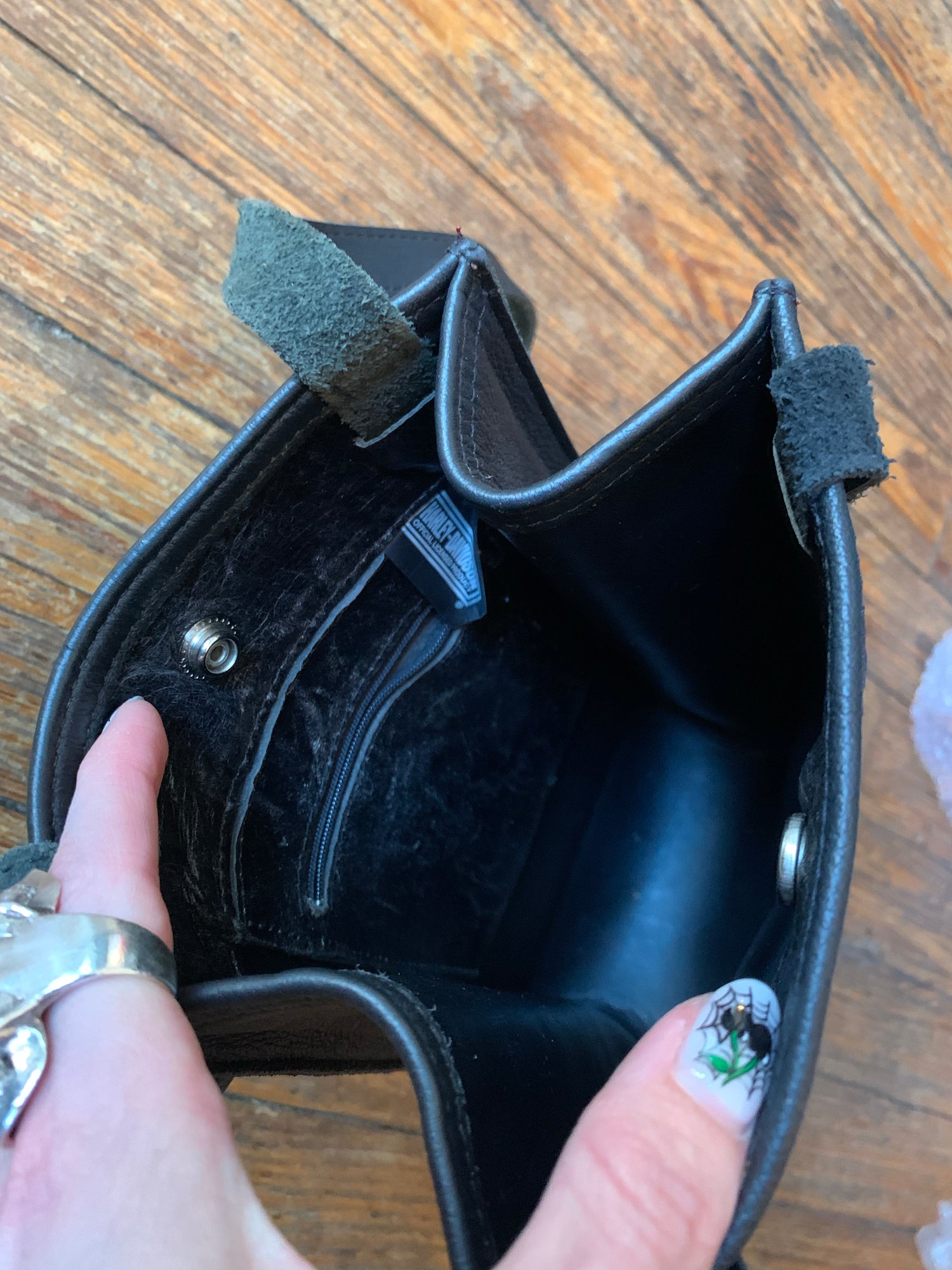 Leather handbag HARLEY DAVIDSON Black in Leather - 33512631